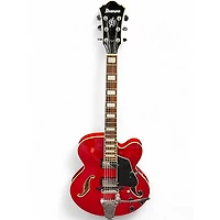 Used Ibanez AFS75T Artcore Bigsby Cherry Hollow Body Electric Guitar