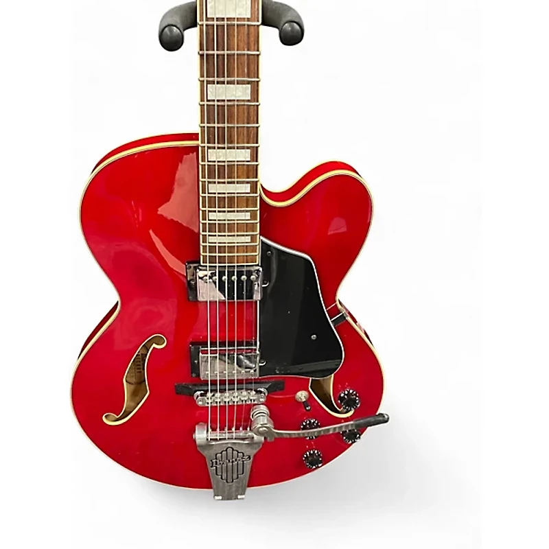 Used Ibanez AFS75T Artcore Bigsby Cherry Hollow Body Electric Guitar
