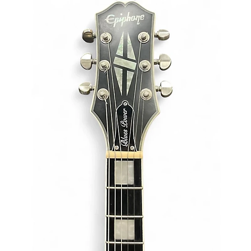 Used Epiphone BLUES POWER Gold Solid Body Electric Guitar