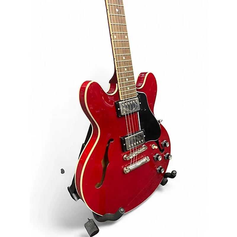 Used Gibson ES339 Candy Apple Red Hollow Body Electric Guitar