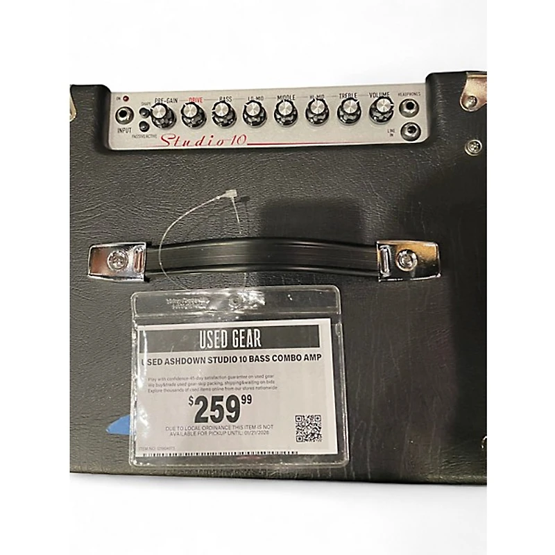 Used Ashdown Studio 10 Bass Combo Amp