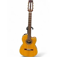 Used Aria elecord Natural Classical Acoustic Electric Guitar