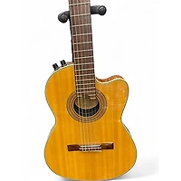 Used Aria elecord Natural Classical Acoustic Electric Guitar