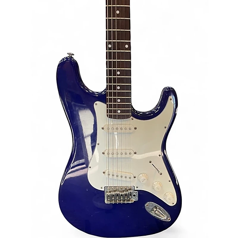 Used Silvertone ss11 Blue Solid Body Electric Guitar