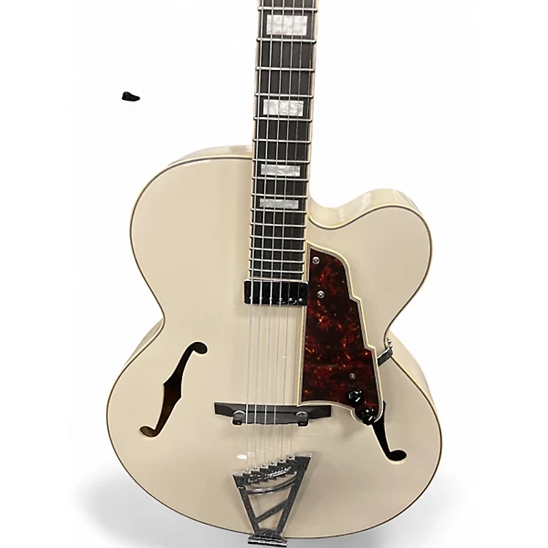 Used D'Angelico Premier Series SS Champagne Hollow Body Electric Guitar