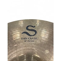 Used Zildjian 18in S Family Thin Crash Cymbal
