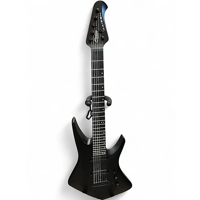 Used Sterling by Music Man KAIZEN 7 MATTE BLACK Solid Body Electric Guitar