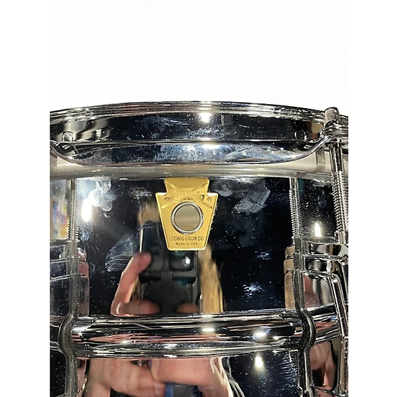 Used Ludwig 6.5X14 Supraphonic Snare Chrome Drum