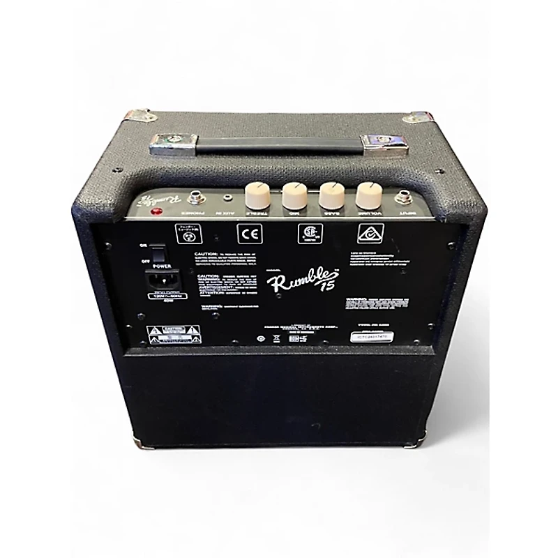 Used Fender Rumble 15 15W 1X8 Bass Combo Amp
