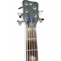 Used Warwick Corvette 5 String Black Electric Bass Guitar
