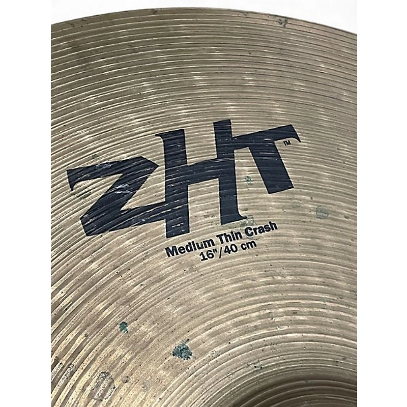 Used Zildjian 16in ZHT Medium Thin Crash Cymbal