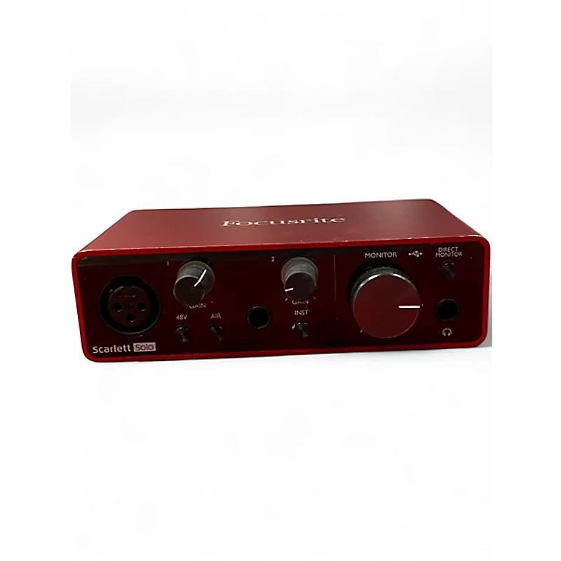 Used Focusrite Scarlett Solo Gen 3 Audio Interface