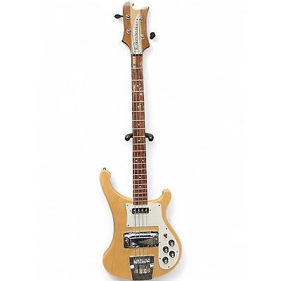 Used Rickenbacker 4001 Natural Electric Bass Guitar
