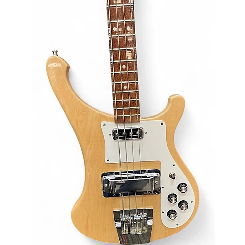 Used Rickenbacker 4001 Natural Electric Bass Guitar