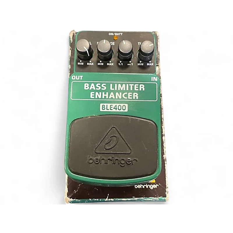 Used Behringer BLE400 Bass Limiter Enhancer Bass Effect Pedal