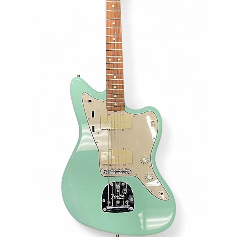 Used Fender Vintera 60s Jazzmaster Surf Green Solid Body Electric Guitar