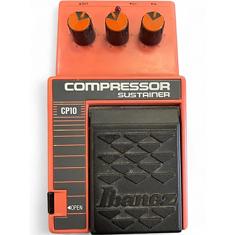 Used Ibanez CP10 COMPRESSOR SUSTAINER Effect Pedal