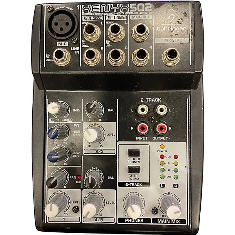 Used Behringer Xenyx 502 Unpowered Mixer