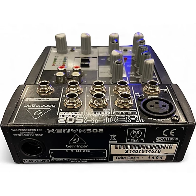 Used Behringer Xenyx 502 Unpowered Mixer