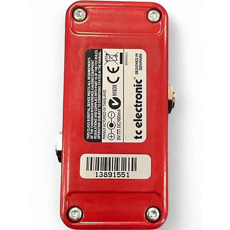 Used TC Electronic Hall Of Fame Mini Reverb Effect Pedal