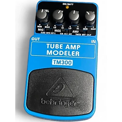 Used Behringer TM300 Tube Amp Modeler Effect Pedal