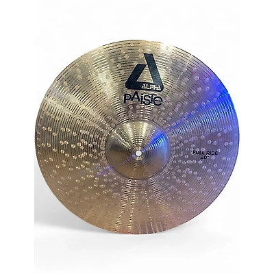 Used Paiste 20in Alpha Full Ride Cymbal