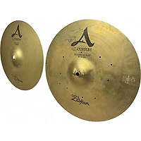 Used Zildjian 14in A Custom Hi Hat Pair Cymbal