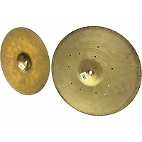 Used Zildjian 14in A Custom Hi Hat Pair Cymbal
