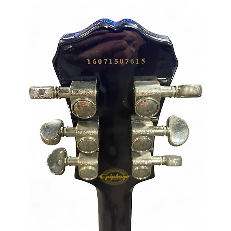 Used Epiphone Nighthawk Custom Reissue Blue Solid Body Electric Guitar