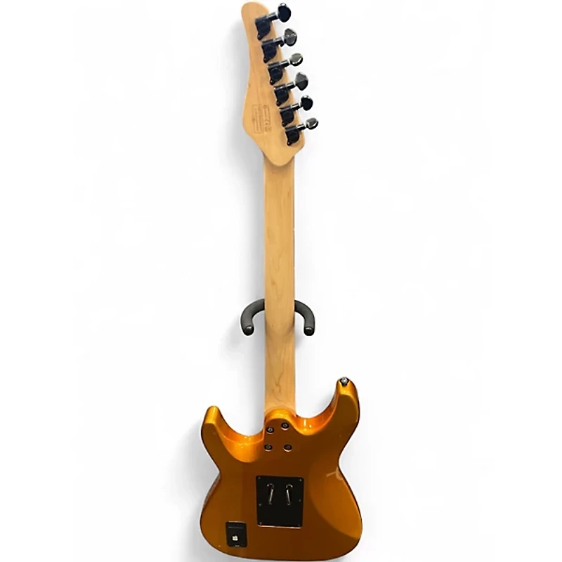 Used Schecter Guitar Research Sun Valley Super Shredder FR Lambo Orange Solid Body Electric Guitar