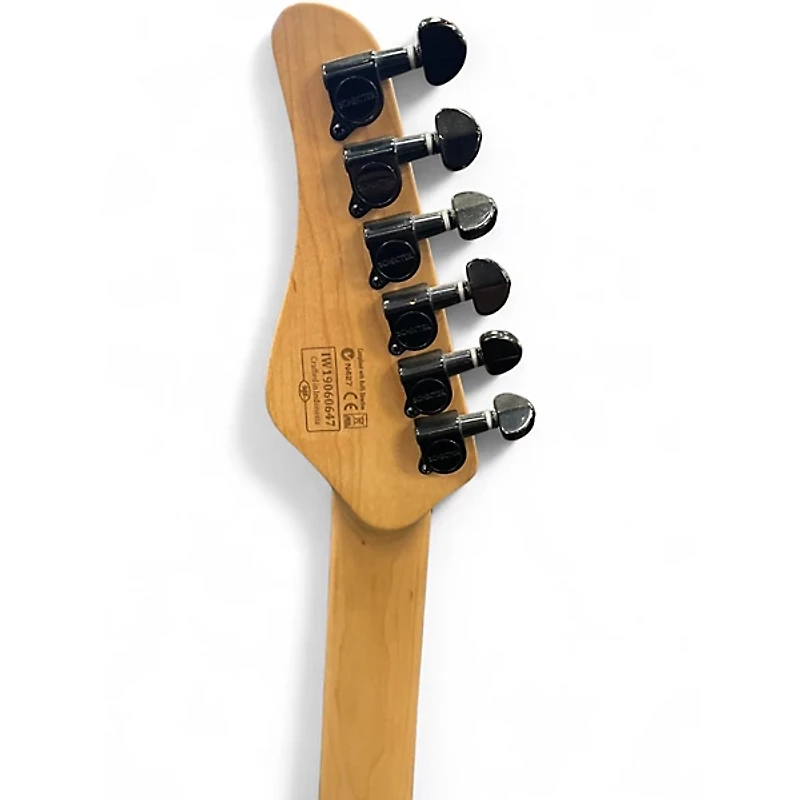 Used Schecter Guitar Research Sun Valley Super Shredder FR Lambo Orange Solid Body Electric Guitar