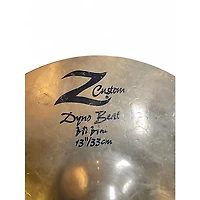 Used Zildjian 13in Z Custom Dyno Beat Hi Hat Bottom Cymbal