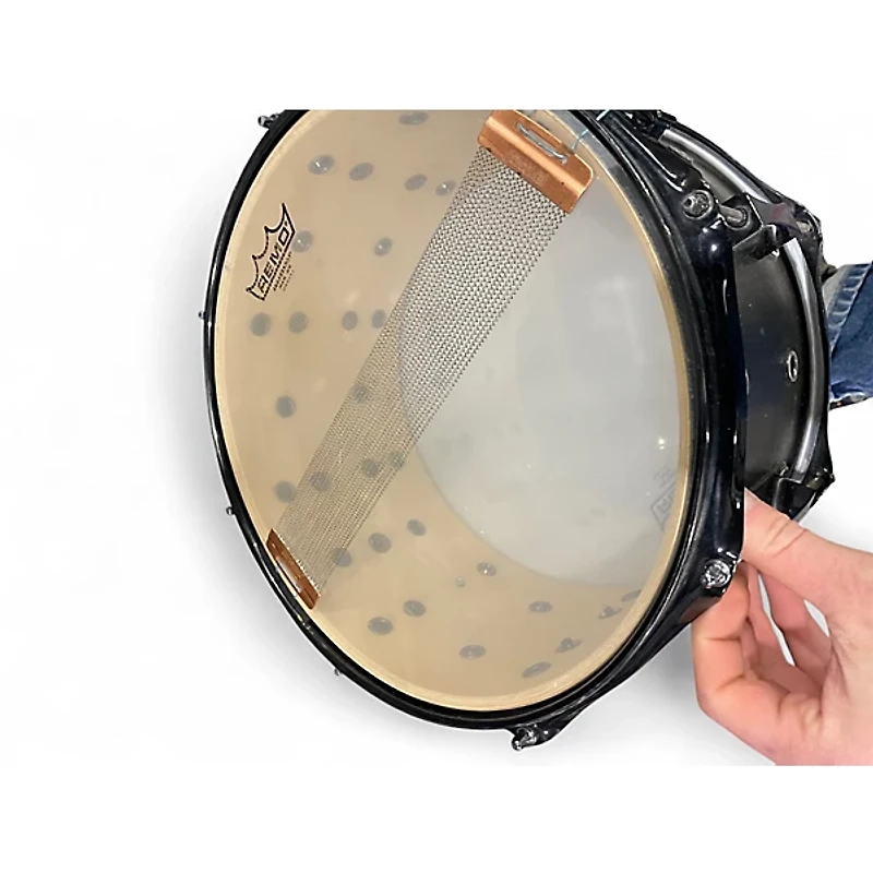 Used Pork Pie 13X6 Little Squealer Snare Black Drum