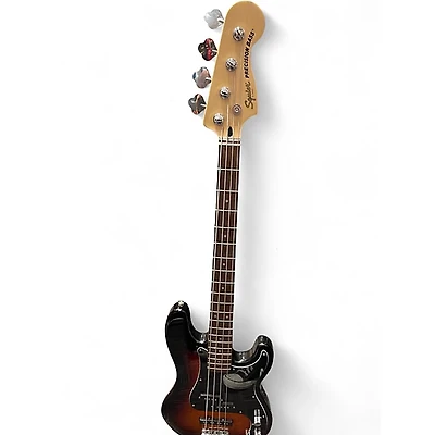 Used Squier Precision Bass 2 Tone Sunburst Electric Bass Guitar