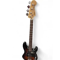 Used Squier Precision Bass 2 Tone Sunburst Electric Bass Guitar