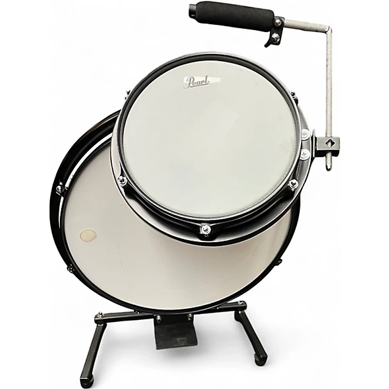 Used Pearl 2 Piece Rhythm Traveler Compact Black Drum Kit