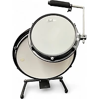 Used Pearl 2 Piece Rhythm Traveler Compact Black Drum Kit