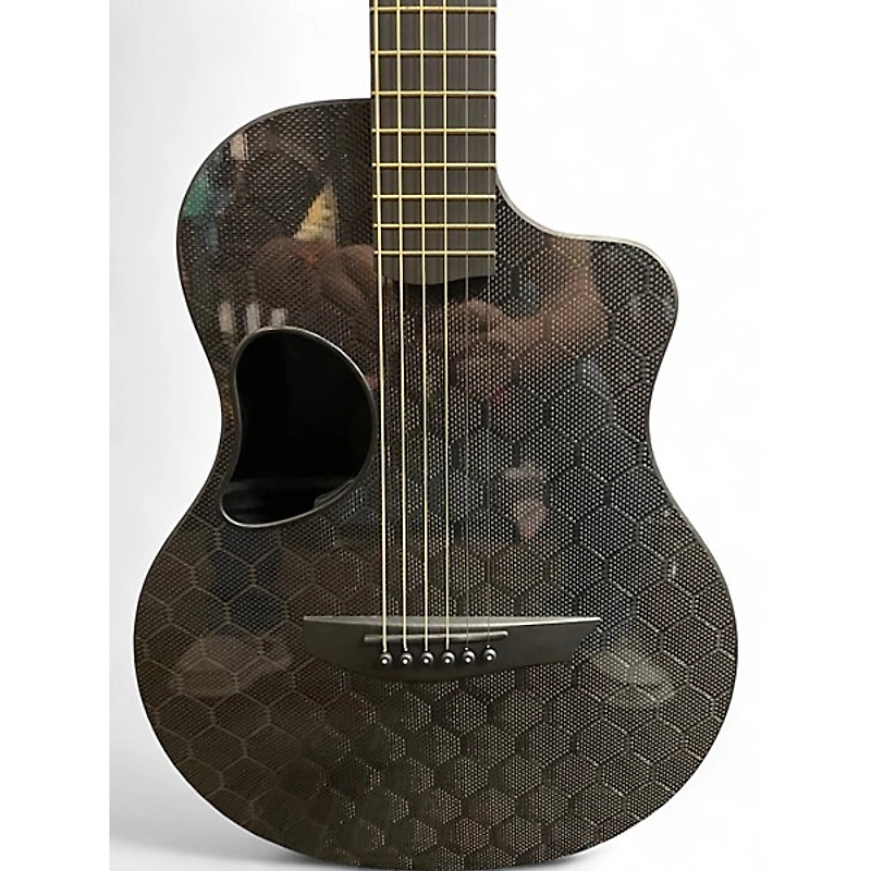 Used McPherson Carbon Series Black Acoustic Electric Guitar