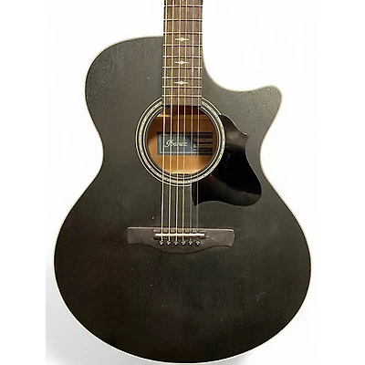 Used Ibanez AE140-WKH Black Acoustic Electric Guitar