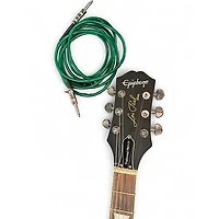 Used Epiphone Les Paul Traditional Pro IV worn ebony Solid Body Electric Guitar