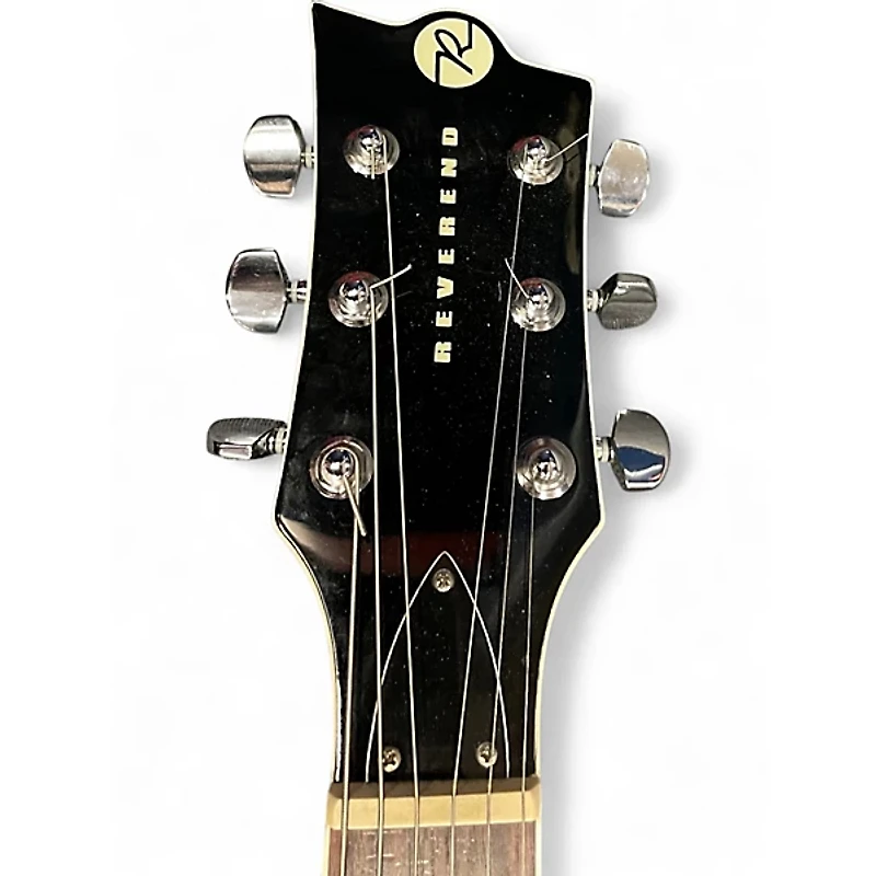 Used Reverend SENSEI JR GREEN Solid Body Electric Guitar