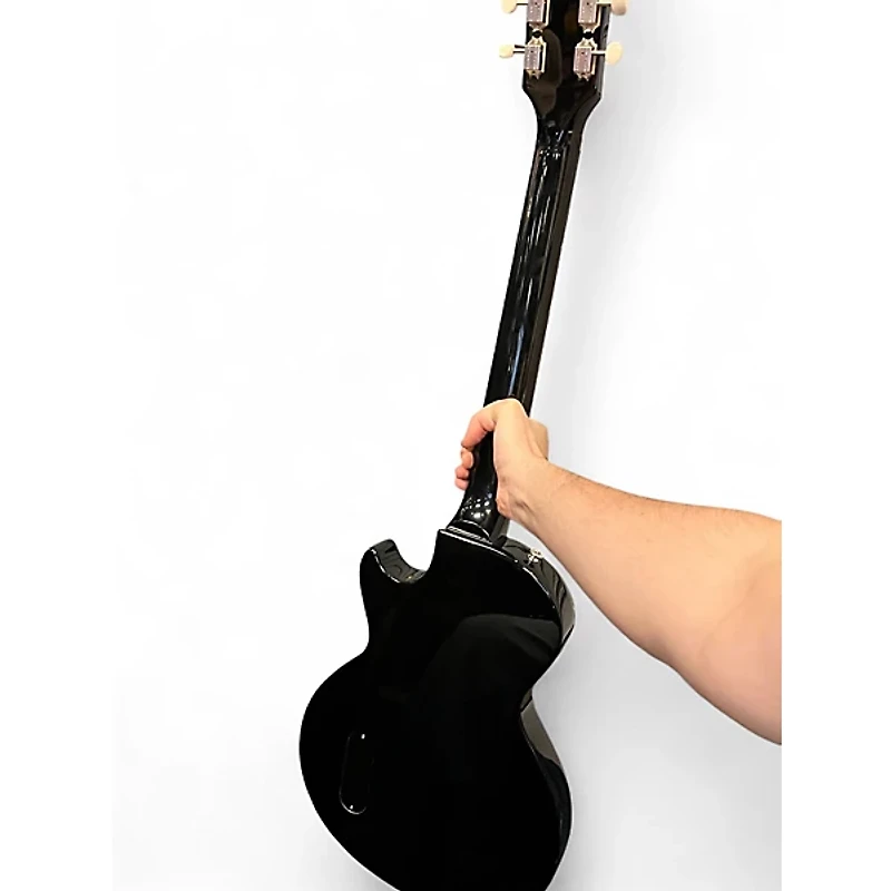 Used Gibson Les Paul Junior Black Solid Body Electric Guitar