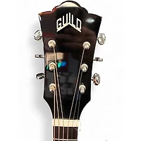 Used Guild OM-260CE Deluxe Trans Black Acoustic Electric Guitar