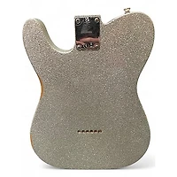 Used Fender Brad Paisley Road Worn Telecaster Silver Sparkle Solid Body Electric Guitar