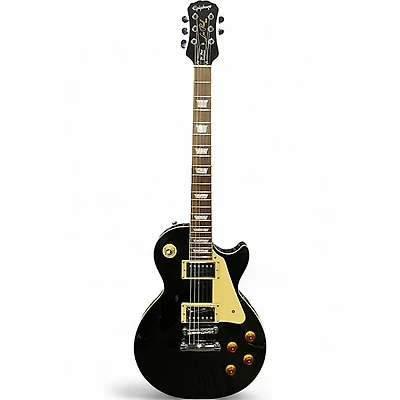 Used Epiphone Les Paul Standard Ebony Solid Body Electric Guitar
