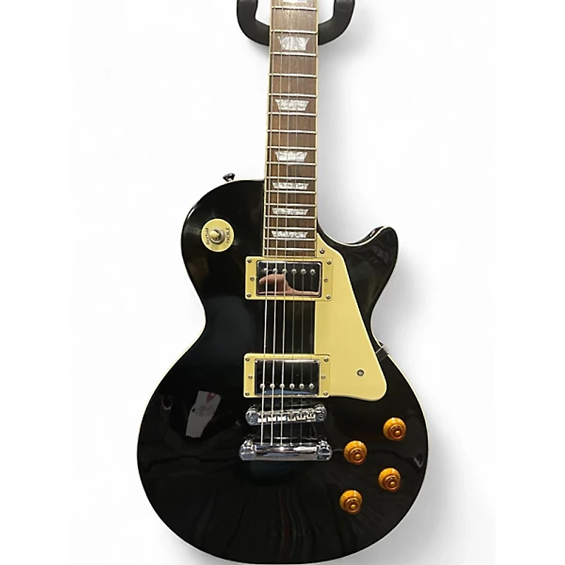 Used Epiphone Les Paul Standard Ebony Solid Body Electric Guitar