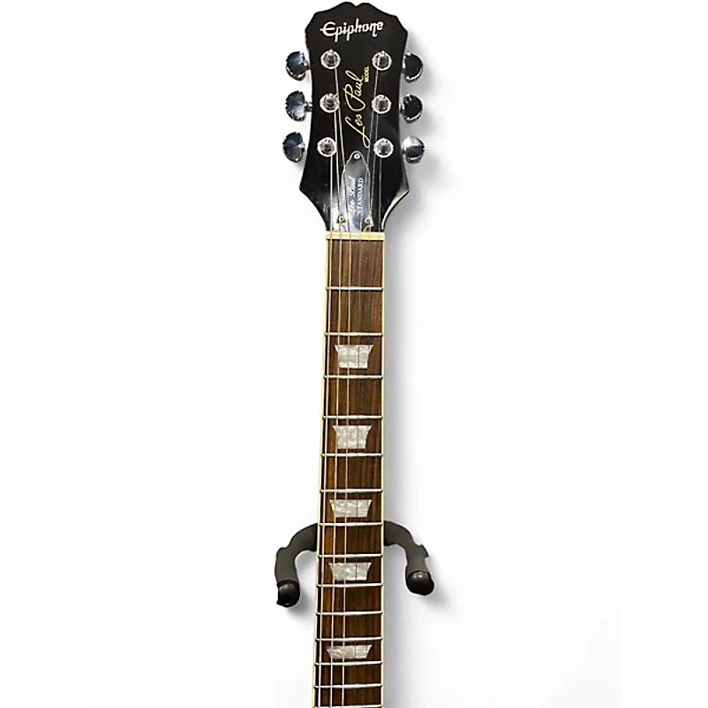Used Epiphone Les Paul Standard Ebony Solid Body Electric Guitar