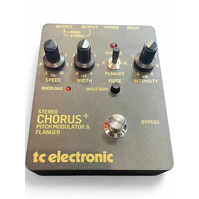 Used TC Electronic Stereo Chorus+ Pitch Modulator and Flanger Effect Pedal
