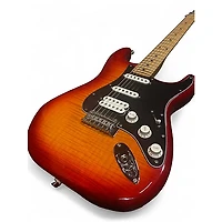 Used Fender Player Plus Stratocaster HSS Aged Cherry Burst Solid Body Electric Guitar