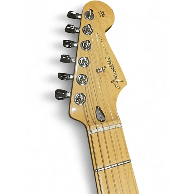 Used Fender Player Plus Stratocaster HSS Aged Cherry Burst Solid Body Electric Guitar